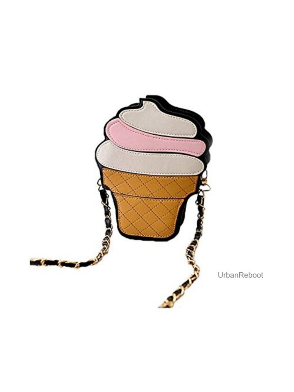Cute Ice Cream Satchel Crossbody Shoulder Bag Mini Purse Adjustable Strap
